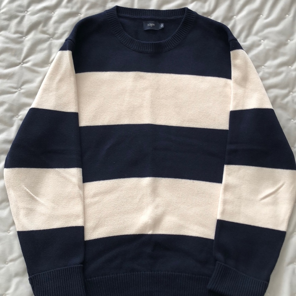 Cotton crewneck sweater